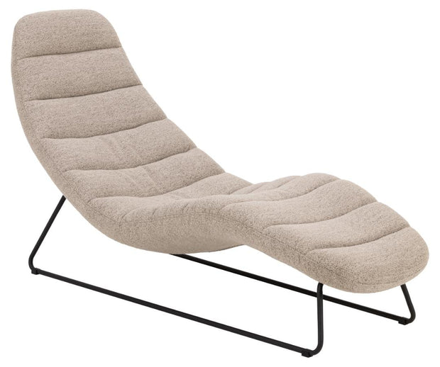 Actona Chaise longue in tessuto Chaplin Beige