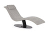 Bizzotto Chaise longue in tessuto Vermont Grigio