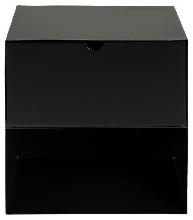Actona Comodino con 1 cassetto Joliet Nero