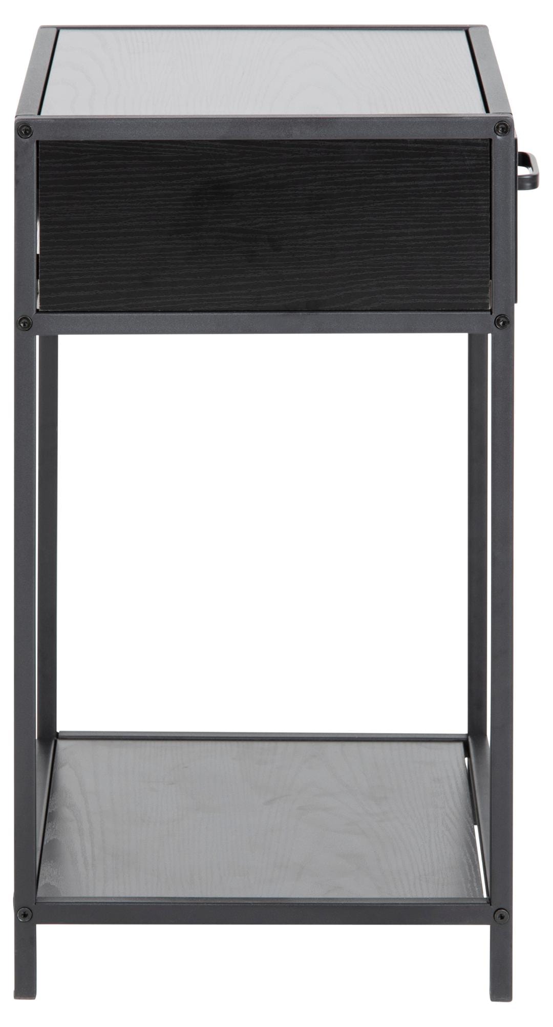 Actona Comodino con 1 cassetto Seaford Antracite