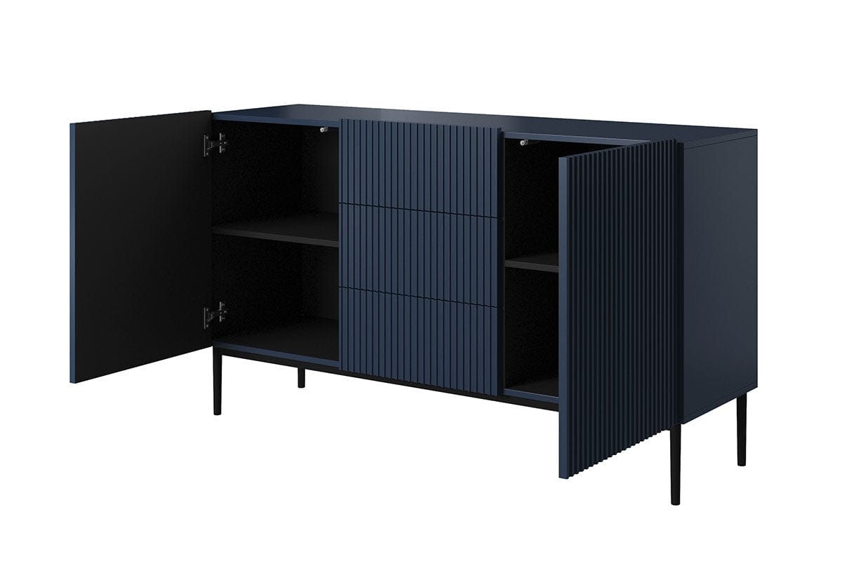 Bogart Credenza a 3 cassetti e 2 ante Nicole 150-2D3SZ Nero