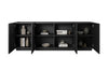 Bogart Credenza a 4 ante Asha 200-4D Nero Opaco