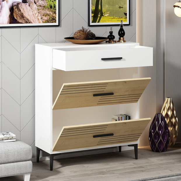 Credenza con 1 cassetto e 2 ante Albedo Bianco (1)