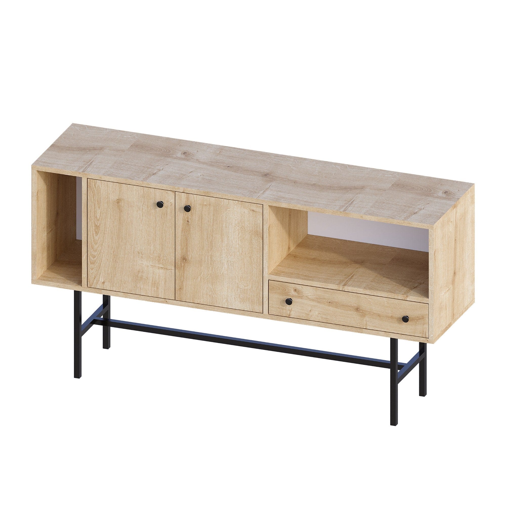 Asir Credenza con 1 cassetto e 2 ante Freya V2 Quercia