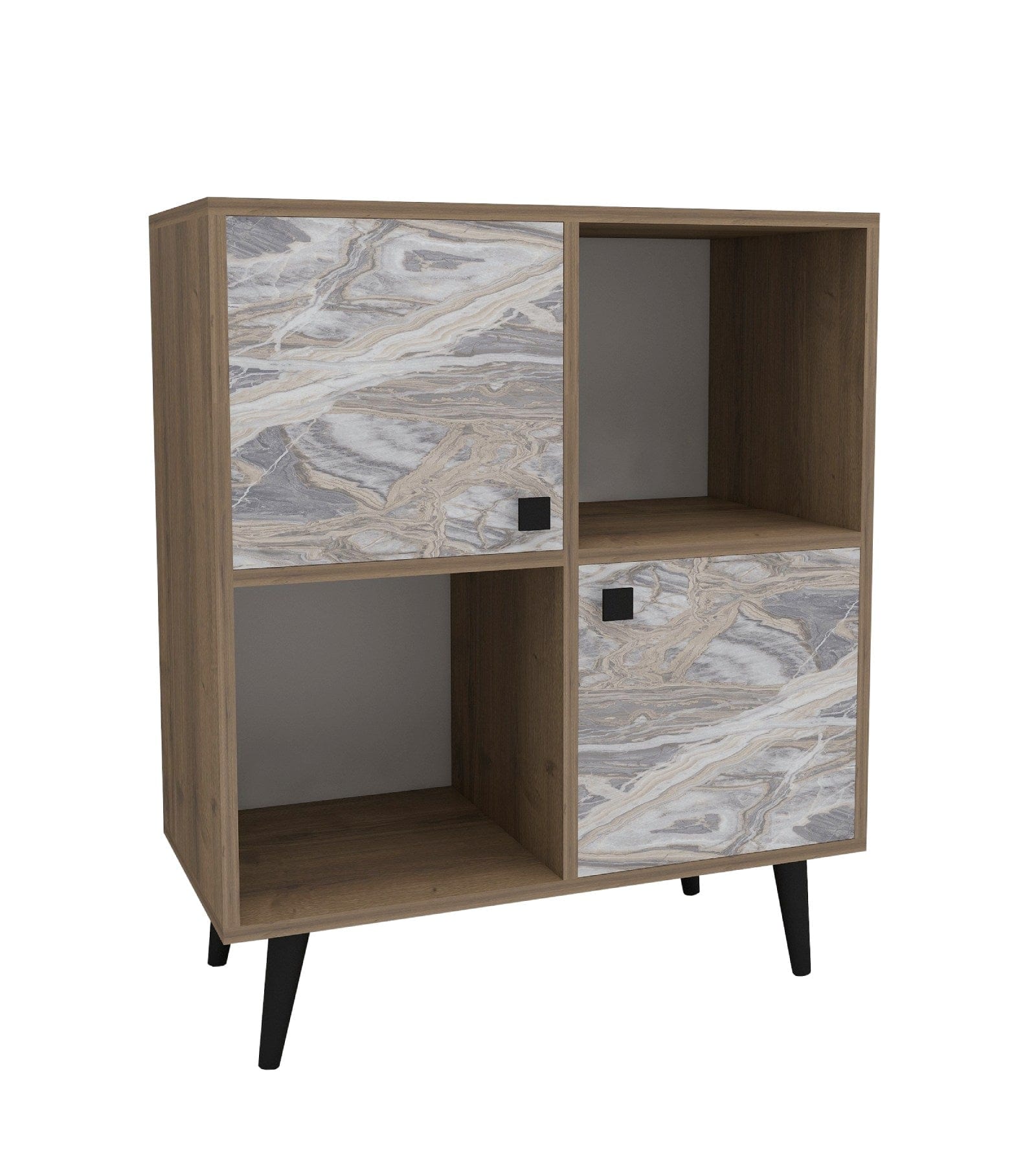 Asir Credenza con 2 ante Balek Grigio