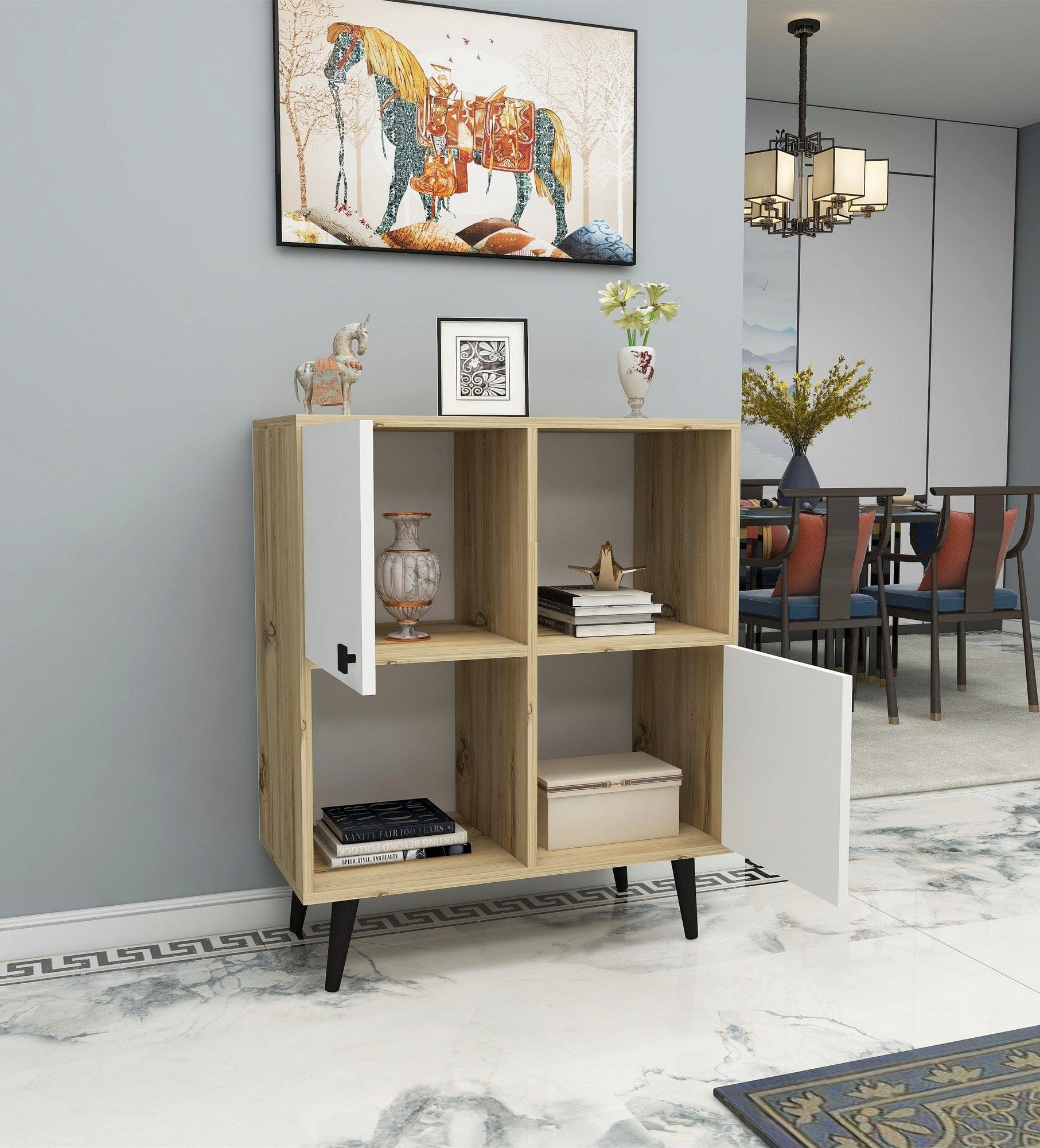 Asir Credenza con 2 ante Balek Quercia