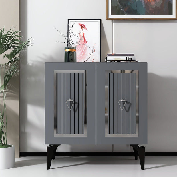 Asir Credenza con 2 ante Capri Antracite