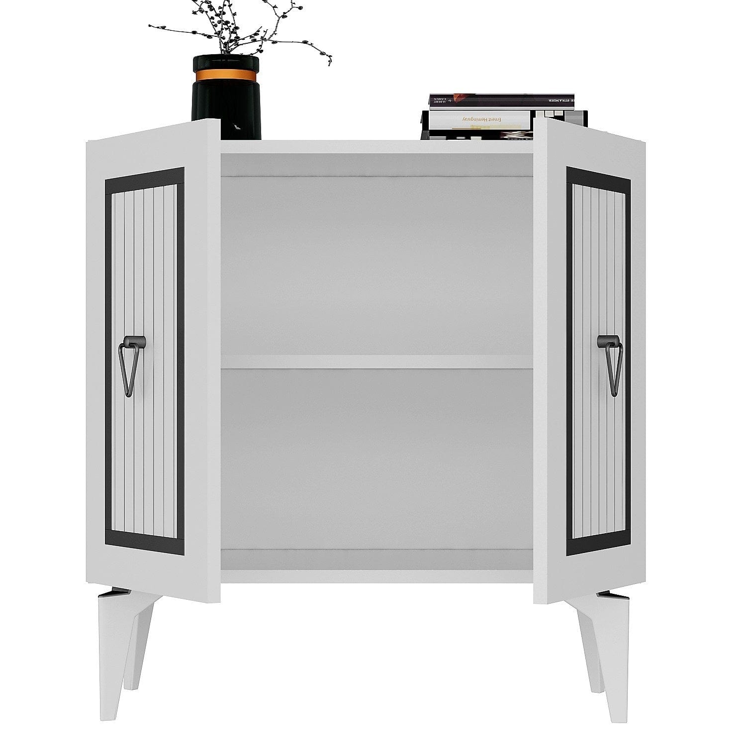 Asir Credenza con 2 ante Capri Argento