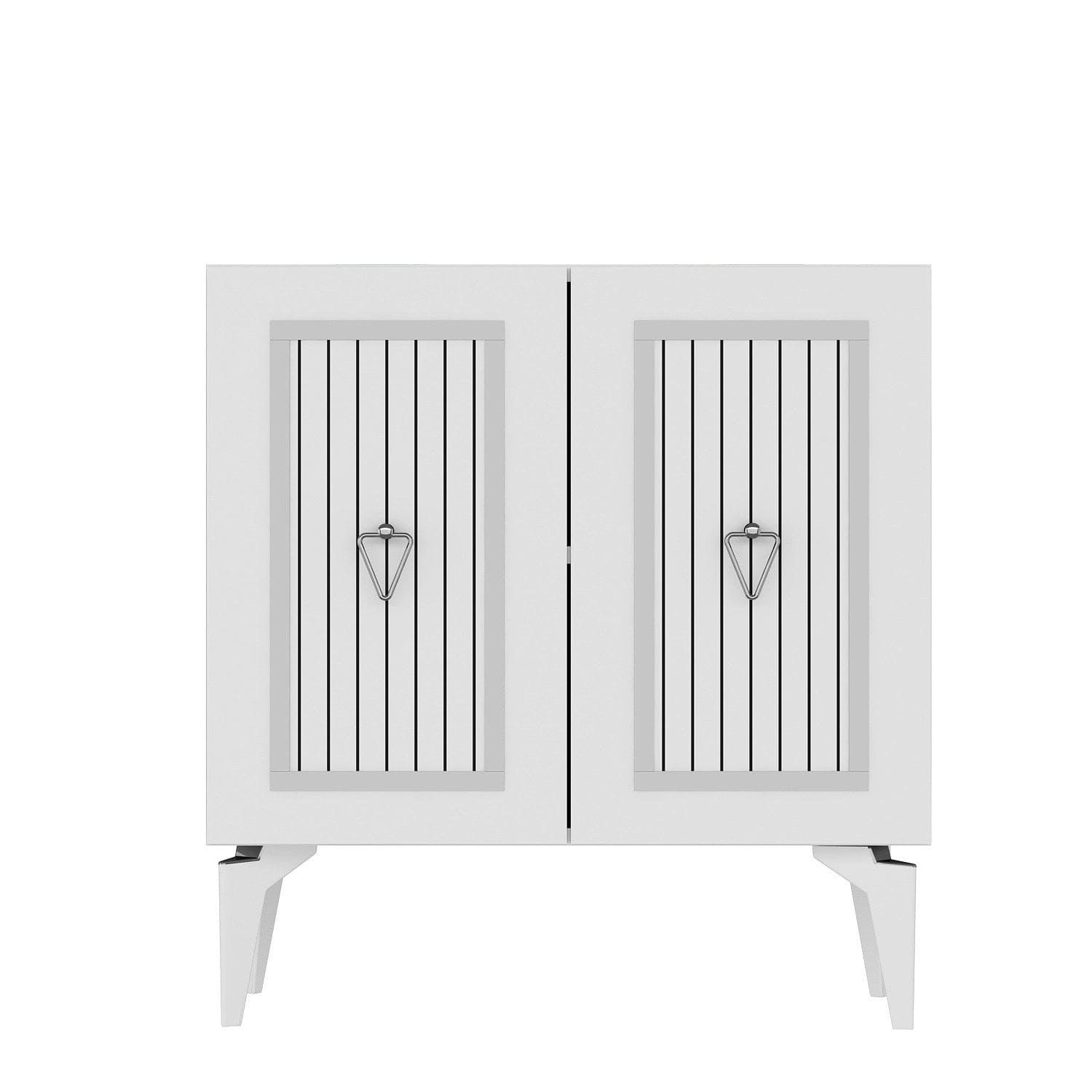 Asir Credenza con 2 ante Capri Argento