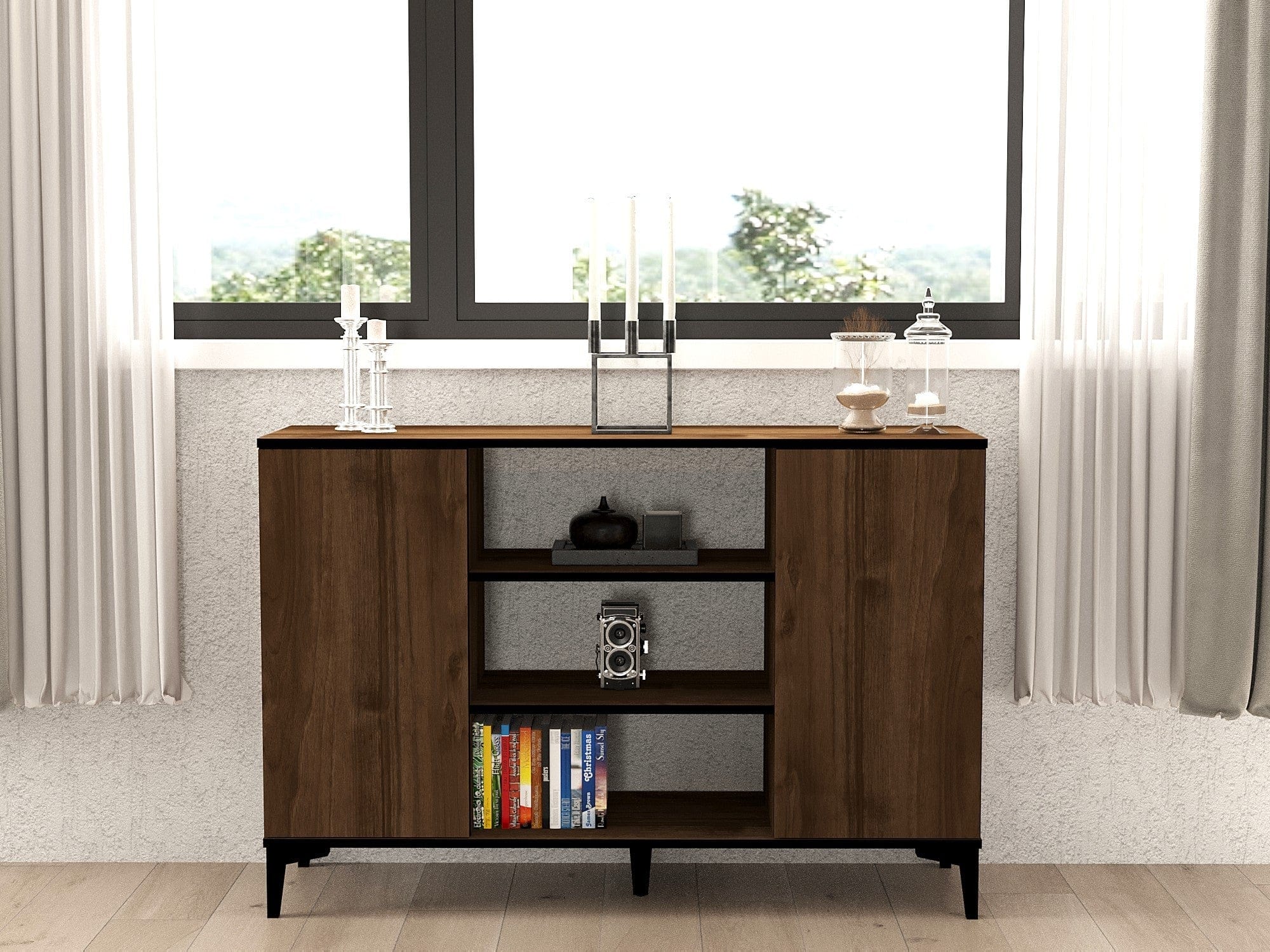 Asir Credenza con 2 ante Erke Noce