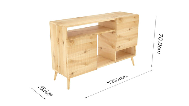 Asir Credenza con 2 ante Kulp Noce