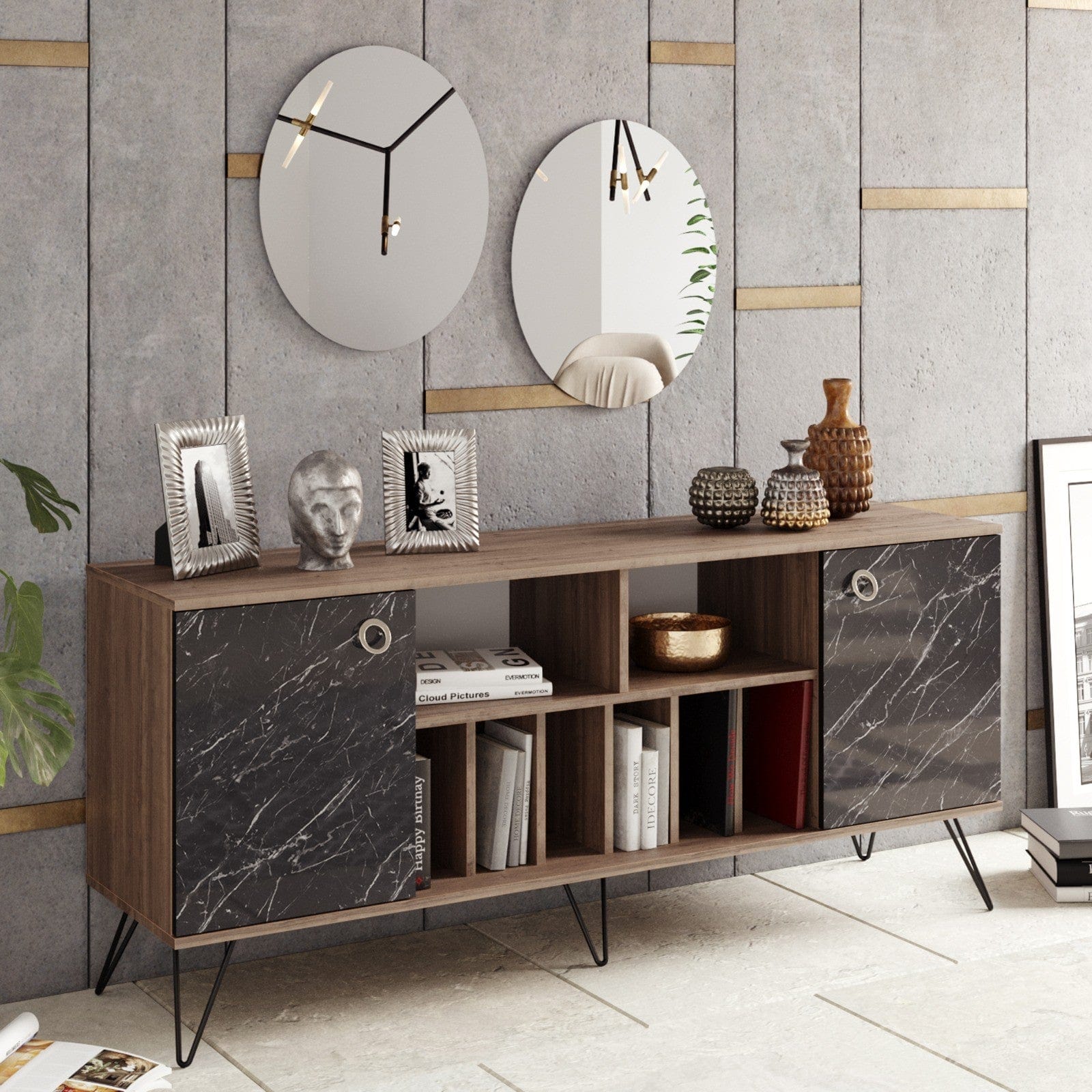 Asir Credenza con 2 ante Lorenz Ayna Noce