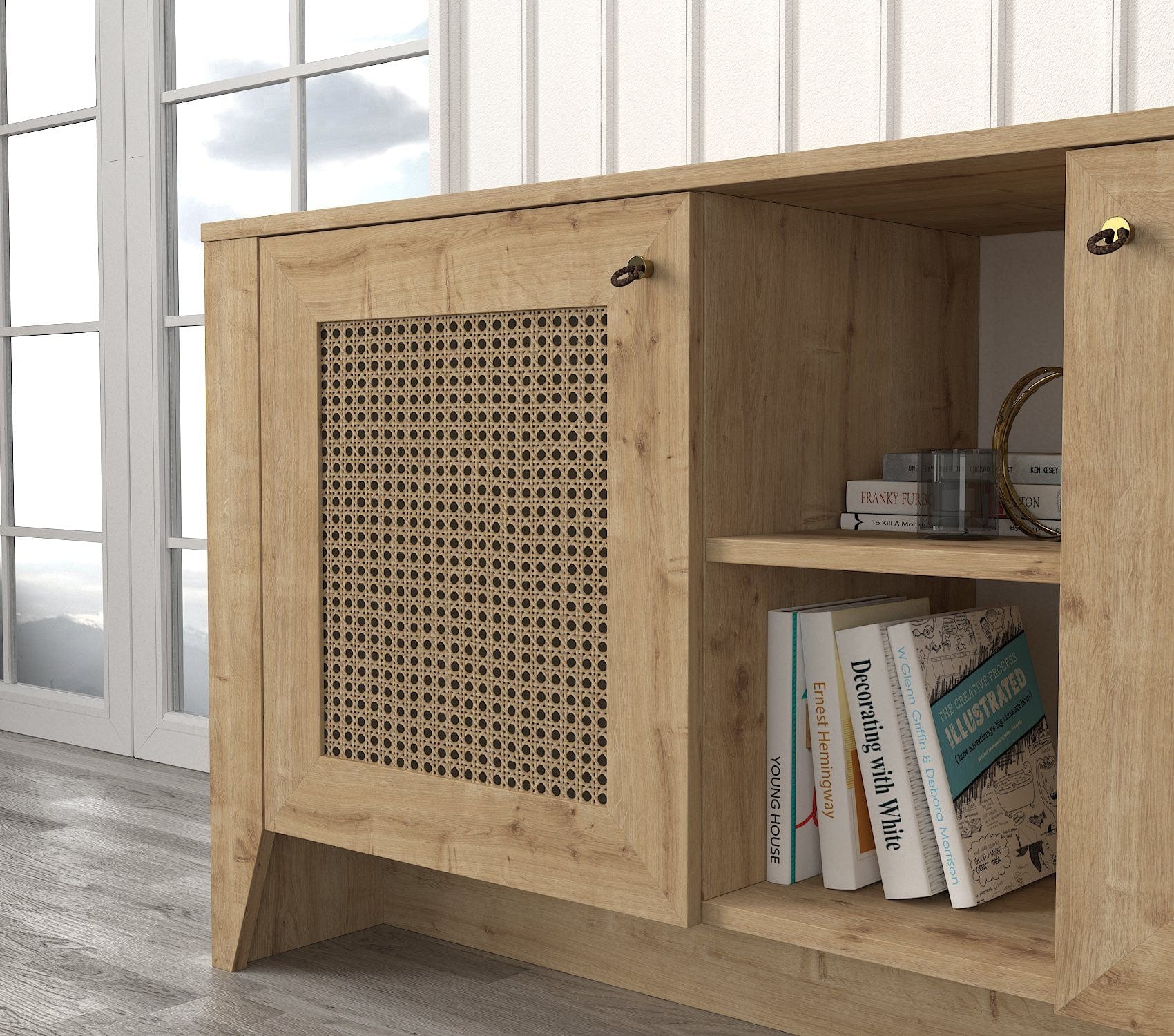 Asir Credenza con 2 ante Madura Quercia