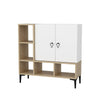 Asir Credenza con 2 ante Platin Bianco