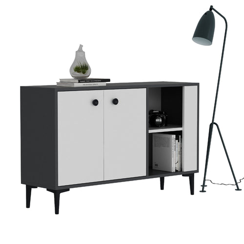 Asir Credenza con 2 ante Sahra Antracite