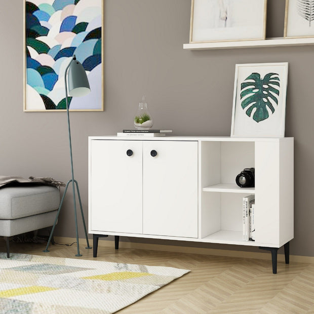 Asir Credenza con 2 ante Sahra Bianco