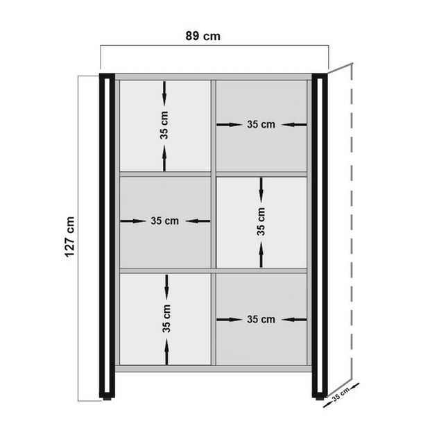 Asir Credenza con 3 ante Arcas Erna Pino