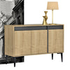 Asir Credenza con 3 ante Asude Quercia