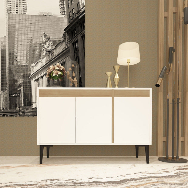 Asir Credenza con 3 ante Asude Quercia