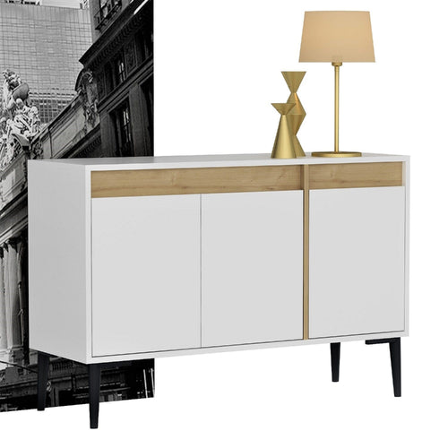 Asir Credenza con 3 ante Asude Quercia