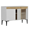 Asir Credenza con 3 ante Asude Quercia