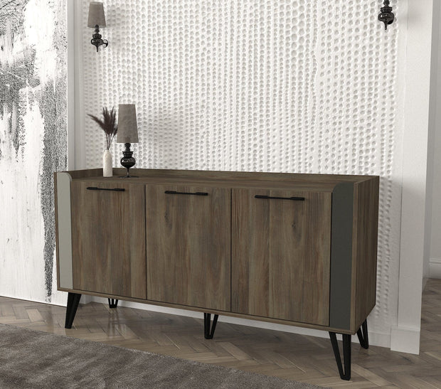 Asir Credenza con 3 ante Borges Multicolore