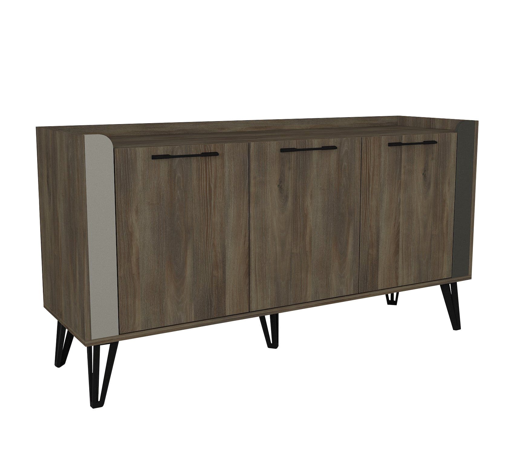 Asir Credenza con 3 ante Borges Multicolore