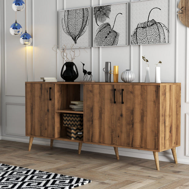 Asir Credenza con 3 ante Exxen Noce