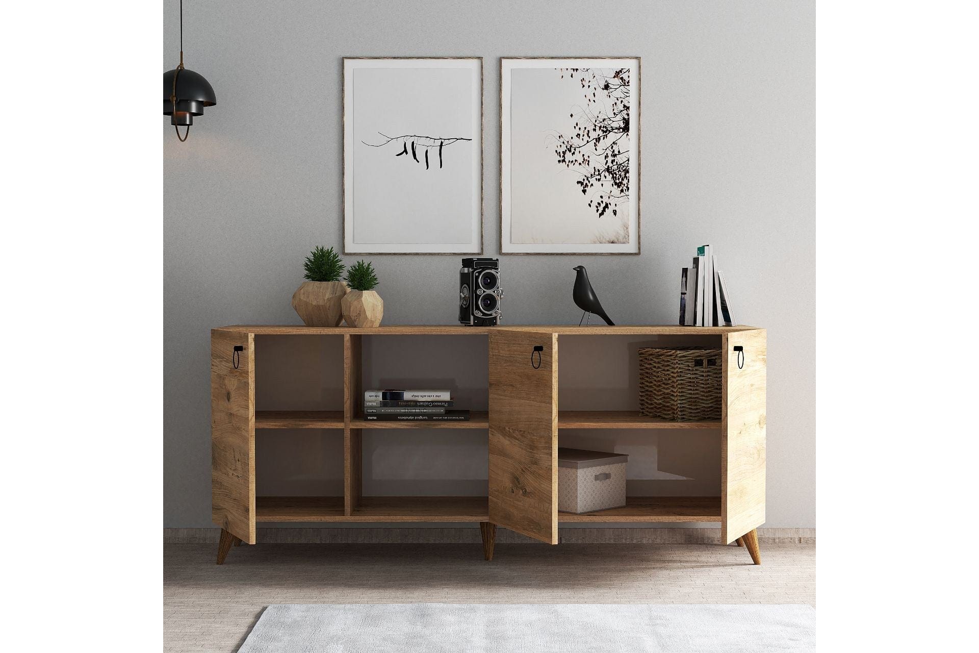 Credenza con 3 ante Karol 0302 Pino (2)