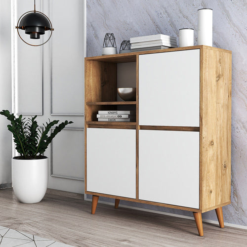 Asir Credenza con 3 ante Kros 3 Bianco