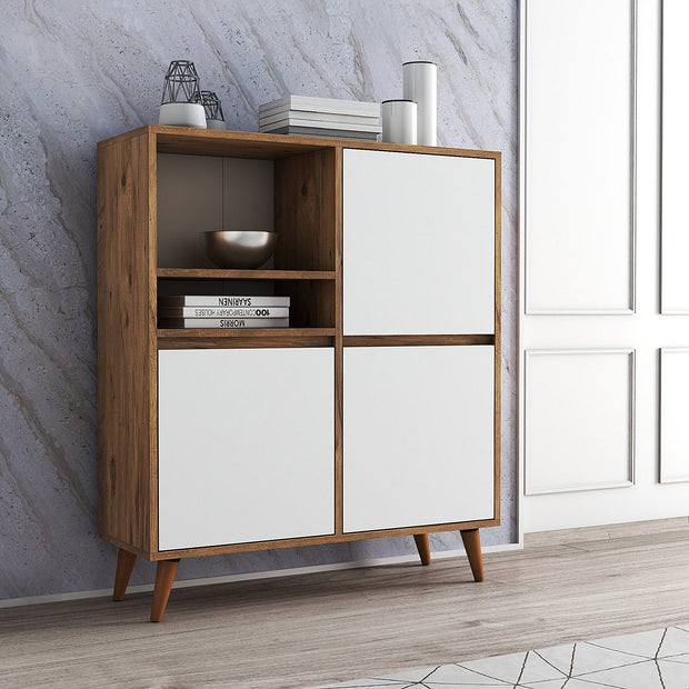 Asir Credenza con 3 ante Kros 3 Bianco