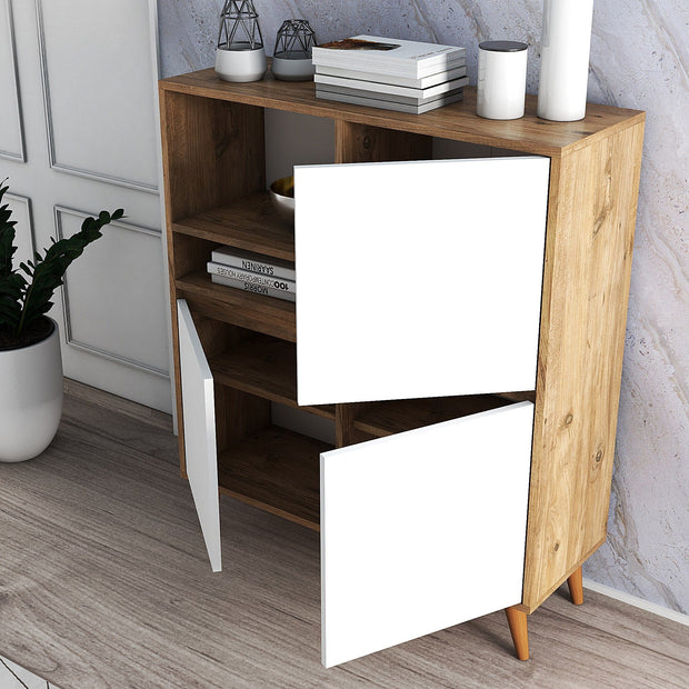 Asir Credenza con 3 ante Kros 3 Bianco