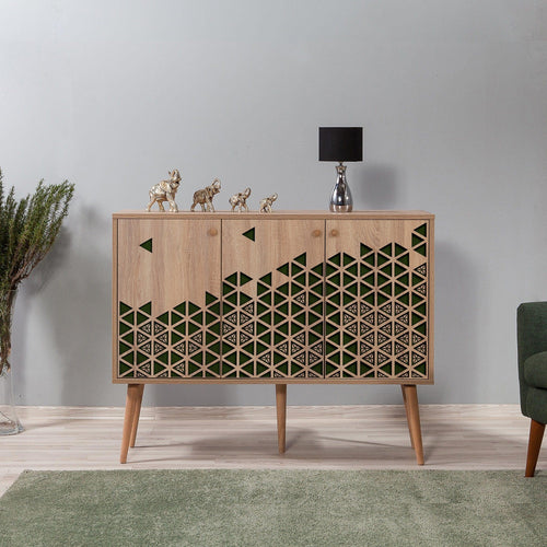 Asir Credenza con 3 ante Mega 121 Quercia