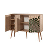 Asir Credenza con 3 ante Mega 121 Quercia