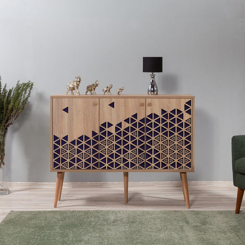 Asir Credenza con 3 ante Mega 123 Quercia