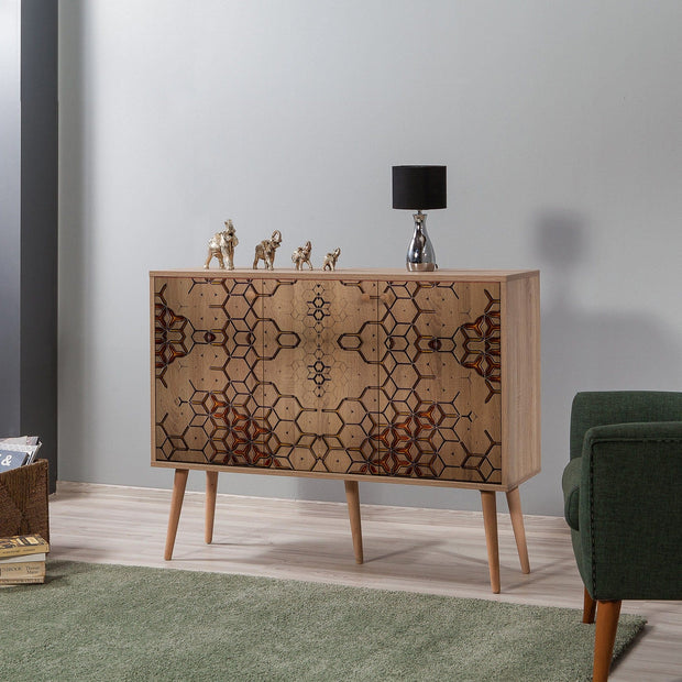 Asir Credenza con 3 ante Mega 720 Quercia