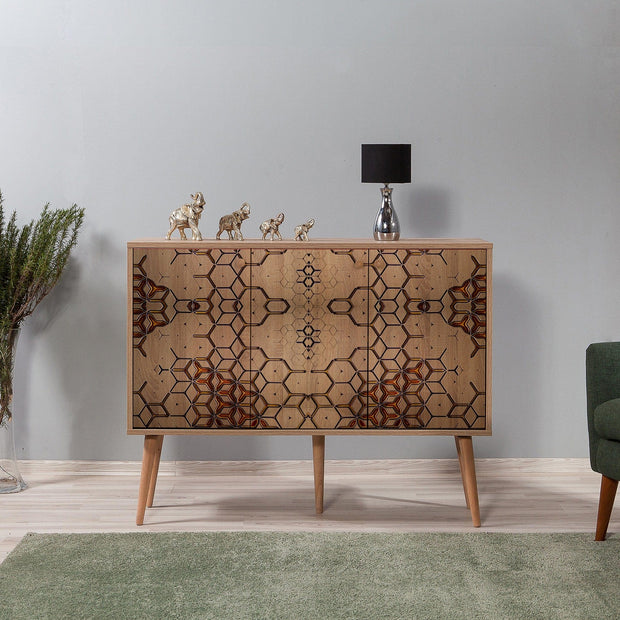 Asir Credenza con 3 ante Mega 720 Quercia