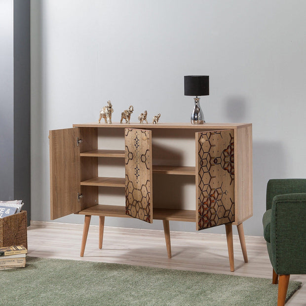 Asir Credenza con 3 ante Mega 720 Quercia