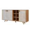 Asir Credenza con 3 ante Prilika Grigio