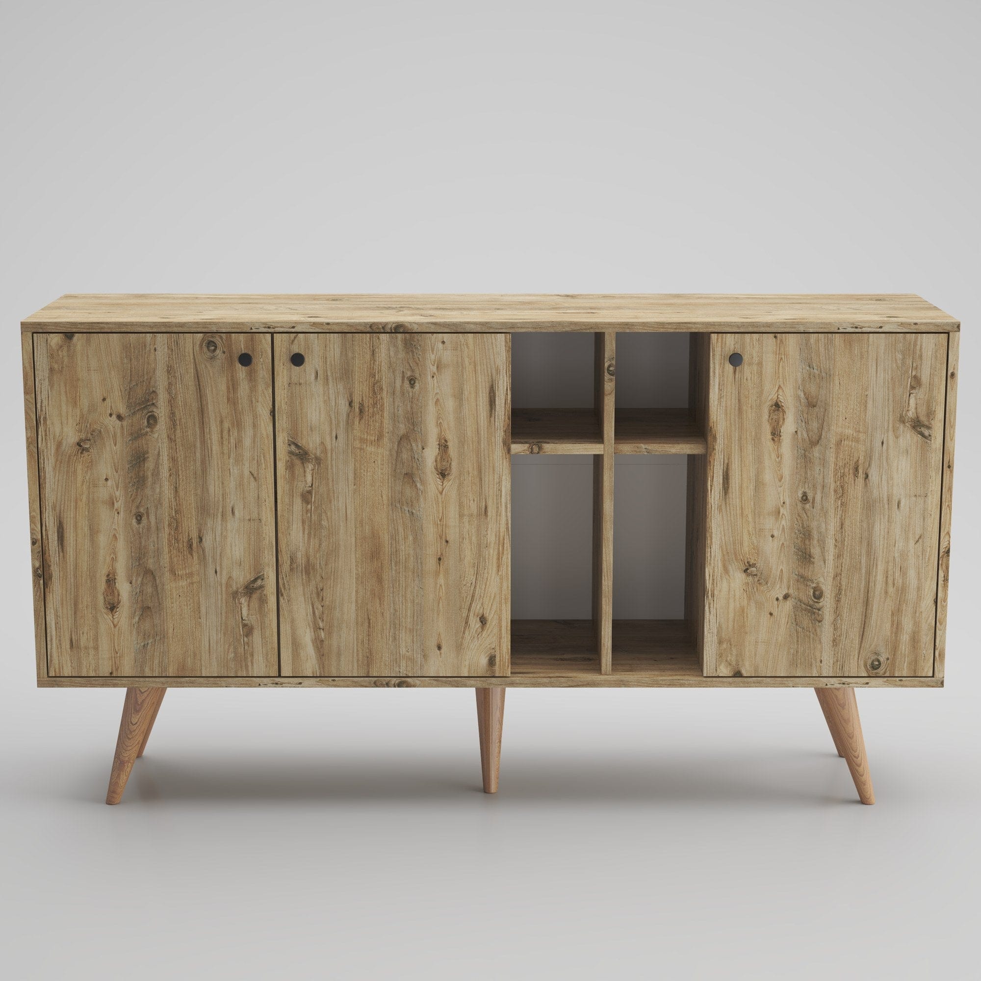 Asir Credenza con 3 ante Risa Pino