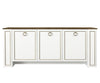 Asir Credenza con 3 ante Sansa Bianco