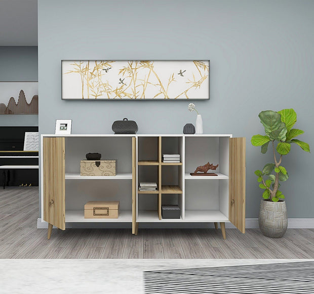 Asir Credenza con 3 ante Stil Bianco