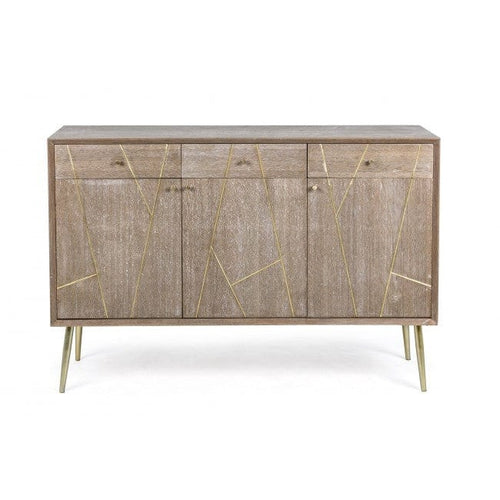 Bizzotto Credenza con 3 cassetti e 3 ante Filomena Naturale