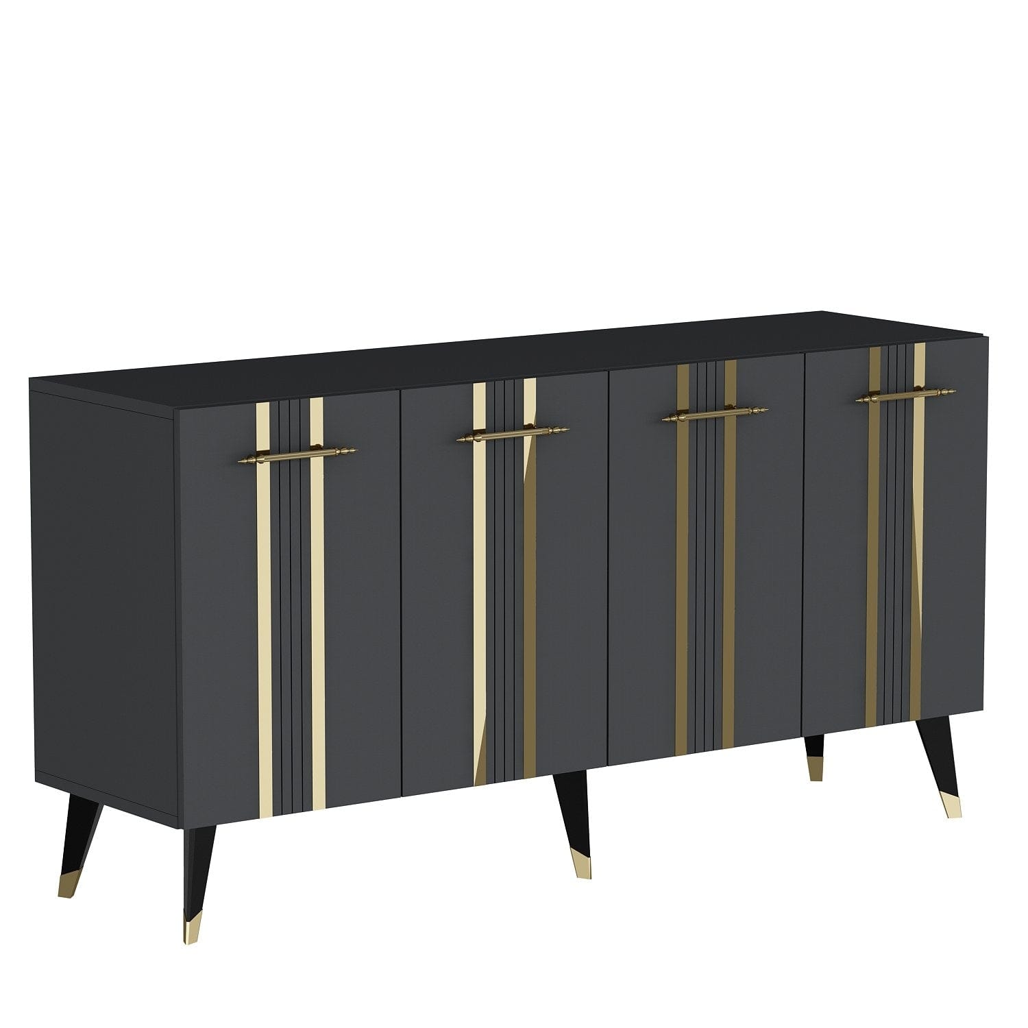 Asir Credenza con 4 ante Asel Oro