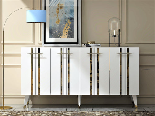 Asir Credenza con 4 ante Asel Oro