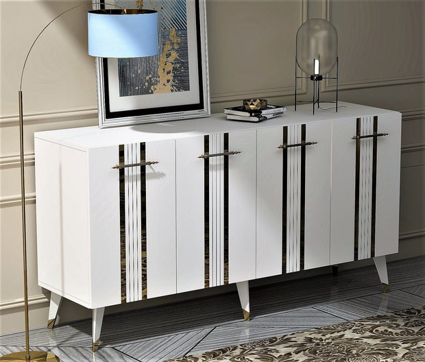 Asir Credenza con 4 ante Asel Oro