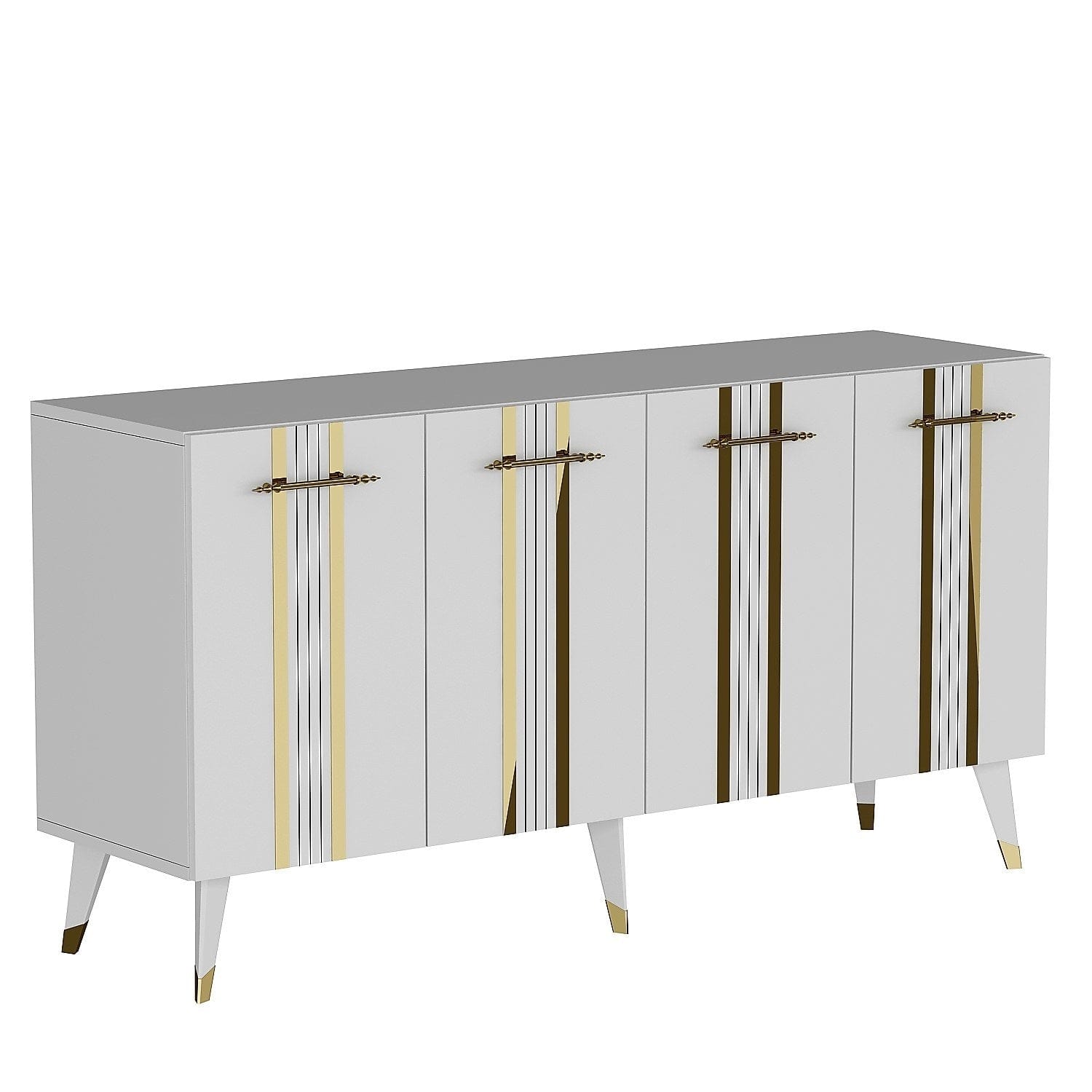 Asir Credenza con 4 ante Asel Oro