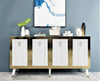 Asir Credenza con 4 ante Bare Oro