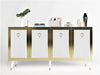 Asir Credenza con 4 ante Bare Oro