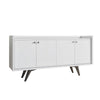 Asir Credenza con 4 ante Bergen Bianco